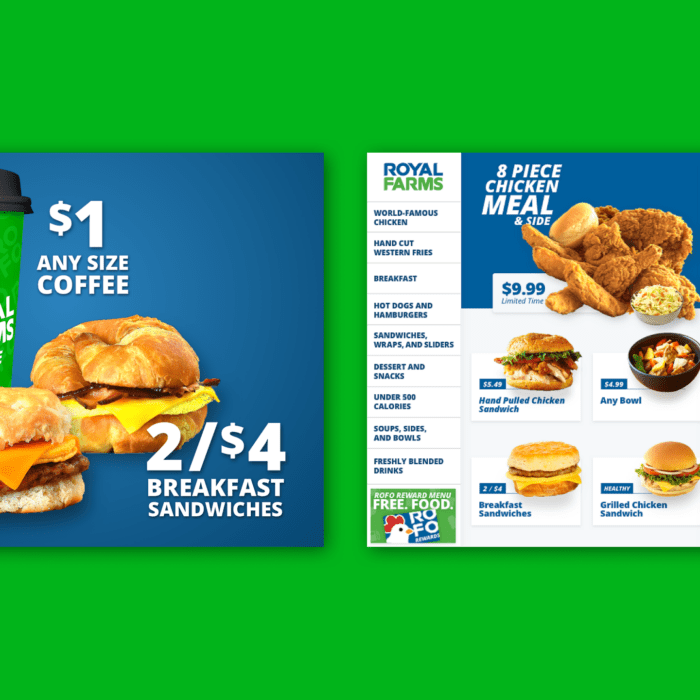 Royal Farms kiosk checkout experience